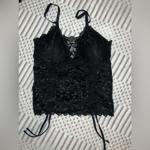 Other - Black Floral Lace Bralette